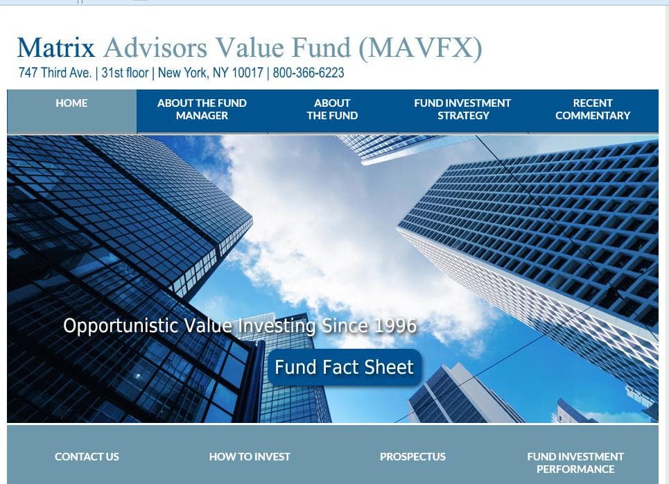 matrixadvisorsvaluefund.com 